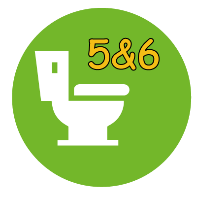 Upstairs 5 & 6 Toilets